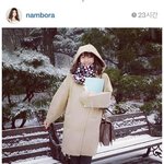 눈보라가 몰아쳐도 예쁜 남보라!