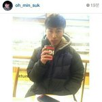 강대리 오민석 셀카 속 롱 패딩