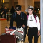 <b>성민</b>-김사은 신혼여행 입국길