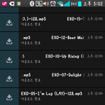 [EXO] 흔한 엑소팬들 휴대폰 <b>상단바</b>