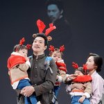 아빠 공연에 등장한 <b>삼둥이</b>들ㅎㅎ