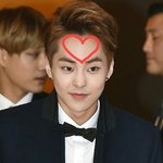 [EXO] 민석이얼굴에하트모양