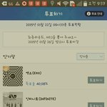 [EXO] 우리 <b>투표율</b> 40찍음
