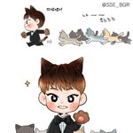 [시우민] 고양이족보스 시우민팬<b>아트</b> ㅋㅋ