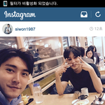 [EXO] 소주시<b>won</b> 인스타 업뎃함 카이랑