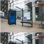 [콜로라도] 본격 여자가 앉기 부담스러운 정류장 <b>벤치</b>...