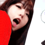 흑발이 잘어울리는 걸스데이 <b>민아</b> gif