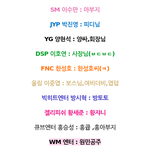 [모든팬덤] 각 소속사 대표를 부르는 <b>애칭</b>