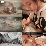 아이돌 멤버들의 그림 <b>실력</b>