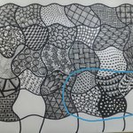 거실에 그림 그리던거 냅뒀는데 아빠도 그리셨어ㅋㅋ 사진있음!