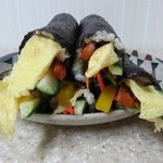 [내가한요리] <b>현미</b>로김밥을?  식감이 다르고 영양도 만점 ㅋㅋ