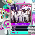 [EXO] 걸그룹 첫째주 뮤직뱅크 1위<b>점수</b>