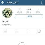 [EXO] 참고로 찬열이인스타는 원래부터 <b>해피니스</b>