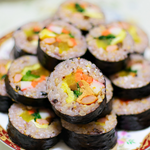 나 <b>김밥</b> 먹는다.