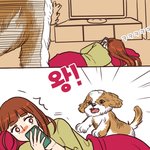 [<b>이온</b>펫] 반려동물 산책 웹툰^^