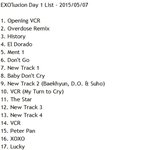 [EXO] 오늘콘서트<b>순서</b>야