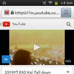 [EXO] 어제 콘서트 중 카이 추락함;