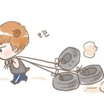 [EXO] 시우민 <b>동계</b>훈련 팬아틐ㅋㅋㅋ