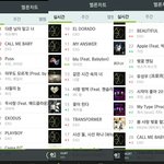 [EXO] 캬 그래도 우리수록곡 25위권안에 다안착해있다