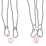 [댓글부탁해] <b>사진o</b>) 어떤 다리모양이 더 예뻐??