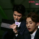 [시우민] 동생편지 듣는 횽아 , 시우민(<b>캡쳐</b>)