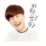 [카이] 우<b>옆</b>엑버전 <b>라인</b>스티커!