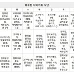 [다이어트] <b>옥주현</b> 다이어트 식단