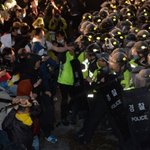 [세월호] 광화문 세월호 <b>충돌</b>