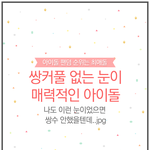 <b>무쌍</b>이 매력있는 아이돌 모음_jpg
