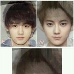 [EXO] 애들 얼굴<b>합성</b> 보여줌