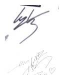 [EXO] 준면이가 한 레이 싸인 <b>오리지날</b> 짝뚱 비교 