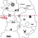 [모든팬덤] 현재 아이돌별 인지도 <b>지도</b>라는데..