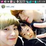 [EXO] 찬스타그램 떴다 애기가 애기랑