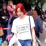 빨간머리로 염색하고 더 예뻐진 <b>은정</b>