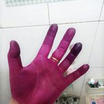 헤어매니큐어 핑크 후기