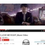 [EXO] 럽미라잇뮤비 한국어버전 3백만<b>돌파</b>