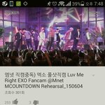 [EXO] ㅅㅂ엠넷아 우리 luv me <b>right</b> 아니고