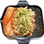 <b>캠핑</b>요리 예행연습! 오늘 뭐먹지의 파채양념삼겹살 해먹었어요