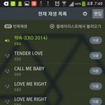 [EXO] 엑소노래차트찾다가 발견한것보셈ㅋㅋㅋㅋㅋㅋ