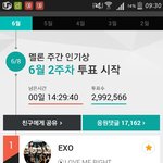 [EXO] 얘들 ㅈㅂ 투표좀ㅜㅜ