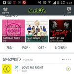 [EXO] 5시차트 1~3위까지 엑소!!