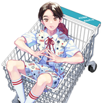 [시우민] 이대로 카트를 <b>밀고</b> 집으로 간다(시우민)