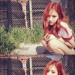 컴백앞두고 금발로 <b>염색</b>한 손나은