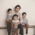 팬 선물 인증한 대한-민국-만세 삼둥이