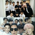 [시우민] <b>지오디</b> 분들이랑도 찰칵! ㅋㅋ(시우민)