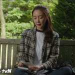 <b>tvn</b>드라마 두번째 스무살, 최지우 체크 코트