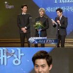 [EXO] ‘한국방송대상’ 엑소, 가수상 수상 “열심히하는 K팝스타...