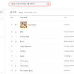 [댓글부탁해] <b>벅스</b> 실시간차트 1위