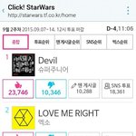 [EXO] 스타워즈 투표 끌올