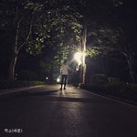 아이돌들 야간 셀카